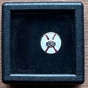 Harley Davidson MOD Baseball Floating Charm New with Case HSC0046